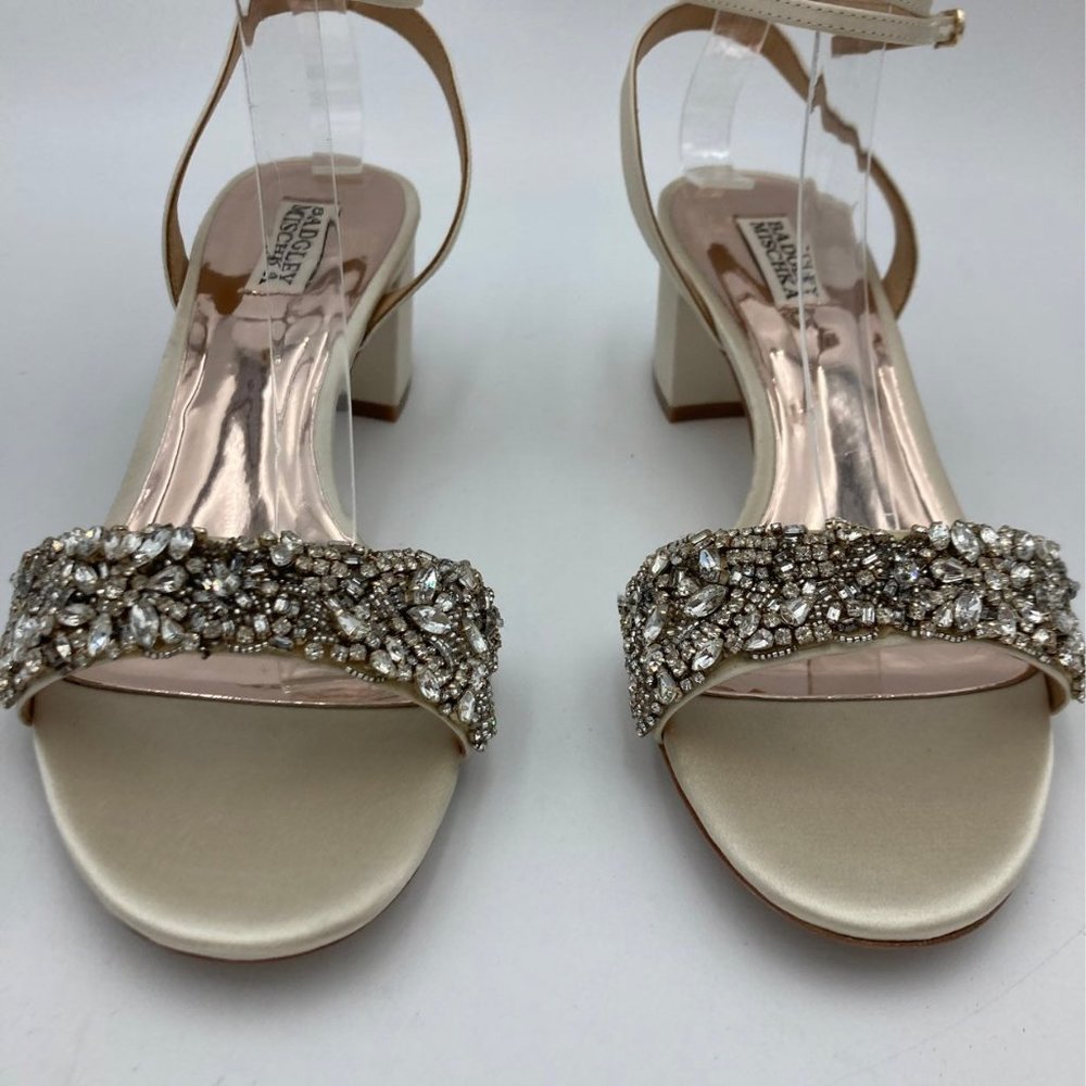 Badgley Mischka Women's Jada Heeled Sandal Size 10 - Picture 3 of 10